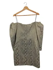 Vorschaubild 2 von Cocktailkleid Damen 42/XL Gold Animal-Print Elegant Party