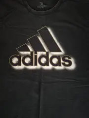 Vorschaubild 2 von Herren T-Shirt Schwarz Sportlich Logo-Print Gr. 48/M