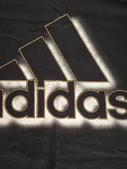 Vorschaubild 3 von Herren T-Shirt Schwarz Sportlich Logo-Print Gr. 48/M