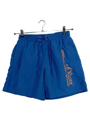 Vorschaubild 1 von Badeshorts Herren Blau Gr. 46/S Sportlich Polyester