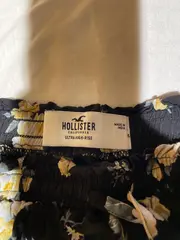 Vorschaubild 6 von Ultra High-Rise Shorts Blumenmuster Rüschen Schwarz Damen XS
