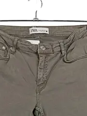Vorschaubild 2 von Damen Stoffhose Gr. 40 Oliv Casual Hose