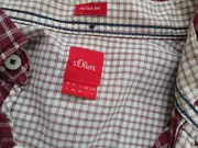 Vorschaubild 2 von Herren Freizeithemd Gr. L kariert rot Regular Fit Langarm