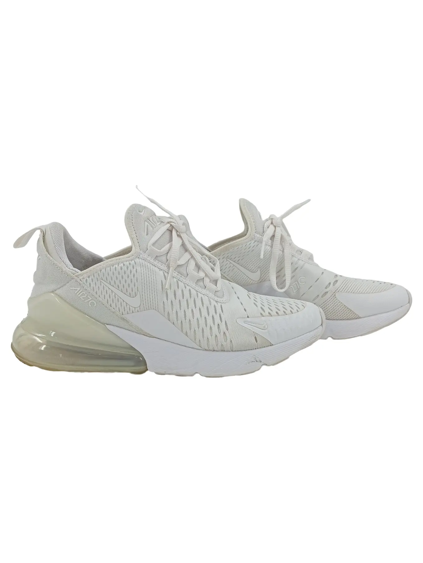NIKE Air Max 270 Damen Sneaker Weiß Gr. 38,5 Sportschuhe Turnschuhe Freizeit