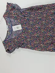 Vorschaubild 5 von Damen Bluse Shirt Blumenmuster Gr. M Viskose Rüschen