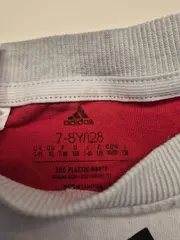 Vorschaubild 3 von Kinder Sport T-Shirt Gr. 128 Rot Weiß Schwarz Logo Blockfarben