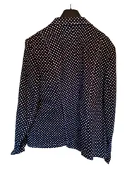 Vorschaubild 2 von Damen Blazer Gr. 42 Schwarz Weiß Punkte Polka Dots