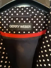Vorschaubild 5 von Damen Blazer Gr. 42 Schwarz Weiß Punkte Polka Dots