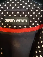 Vorschaubild 6 von Damen Blazer Gr. 42 Schwarz Weiß Punkte Polka Dots