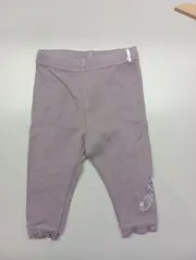 Vorschaubild 2 von Mädchen Leggings 62 Lila Charmant Rüschen Stickerei Baumwolle