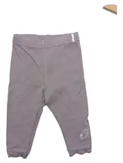Vorschaubild 1 von Mädchen Leggings 62 Lila Charmant Rüschen Stickerei Baumwolle