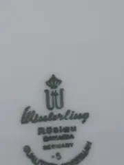 Vorschaubild 2 von Servierplatte Porzellan Klassisch Blumen 32x16 cm Weiß