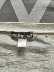 Vorschaubild 4 von Strickjacke Kinder Gr. 104 Weiß Baumwolle Leinen Lochmuster