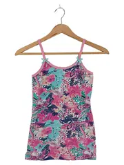 Vorschaubild 1 von Mädchen Sommerkleid Gr. 164 St. Tropez Flamingo Blumen Mehrfarbig