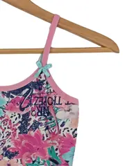 Vorschaubild 4 von Mädchen Sommerkleid Gr. 164 St. Tropez Flamingo Blumen Mehrfarbig