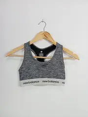 Vorschaubild 2 von Sport BH Damen Gr. S Grau Sportlich Racerback