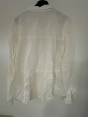 Vorschaubild 2 von Damen Bluse Langarm Leinen Viskose Beige Gr. XS/34