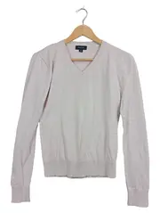 Vorschaubild 1 von Pullover V-Ausschnitt Rosa Kinder Gr. 170 Baumwolle Klassisch