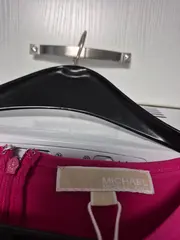 Vorschaubild 4 von Damen Langarmshirt Pink Gr. 40/L Raffungen Applikationen