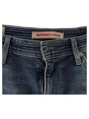 Vorschaubild 5 von Damen Jeans Shorts Blau W31/40 Casual Uni Fransen