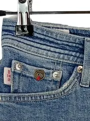 Vorschaubild 3 von Damen Jeans Shorts Blau W31/40 Casual Uni Fransen