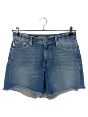 Vorschaubild 1 von Damen Jeans Shorts Blau W31/40 Casual Uni Fransen