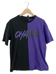 Vorschaubild 1 von T-Shirt Herren M Streetwear Schwarz Lila Chaotic Print