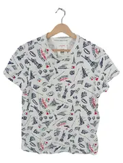 Vorschaubild 1 von T-Shirt York Print Weiß Gr. XS Herren Baumwolle