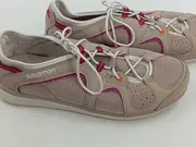 Vorschaubild 2 von Damen Outdoorschuhe Gr. 40 Beige Pink Mesh Schnürung Leicht