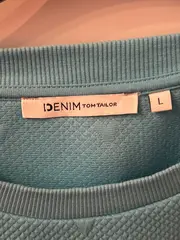 Vorschaubild 4 von Damen Pullover Gr. M Türkis Casual Strukturmuster