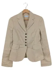 Vorschaubild 1 von Blazer Damen 34/XS Beige Klassisch Business Baumwolle