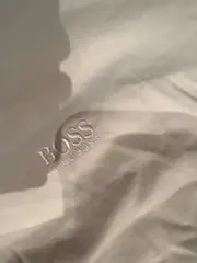 Vorschaubild 2 von Herren T-Shirt Gr. L Weiß Basic Rundhals Baumwolle Logo