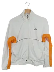 Vorschaubild 1 von Damen Trainingsjacke Sportjacke Weiß Orange Gr. 40/L