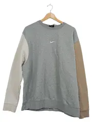Vorschaubild 1 von Herren Sweatshirt Pullover Grau Meliert Gr. 52, XL Sportlich