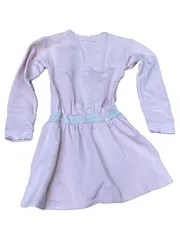 Vorschaubild 1 von Mädchen Freizeitkleid Rosa Langarm Gr. 104 Sweatkleid