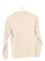 Vorschaubild 2 von Damen Pullover Gr. 38/S Beige Klassisch Basic Langarm Strick