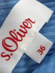 Vorschaubild 5 von Damen Top Gr. 66 Blau Ärmellos V-Ausschnitt Casual Sommer