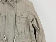 Vorschaubild 3 von Mädchen Regenjacke Parka Kapuze Beige Gr. 116 Baumwolle Casual Outdoor