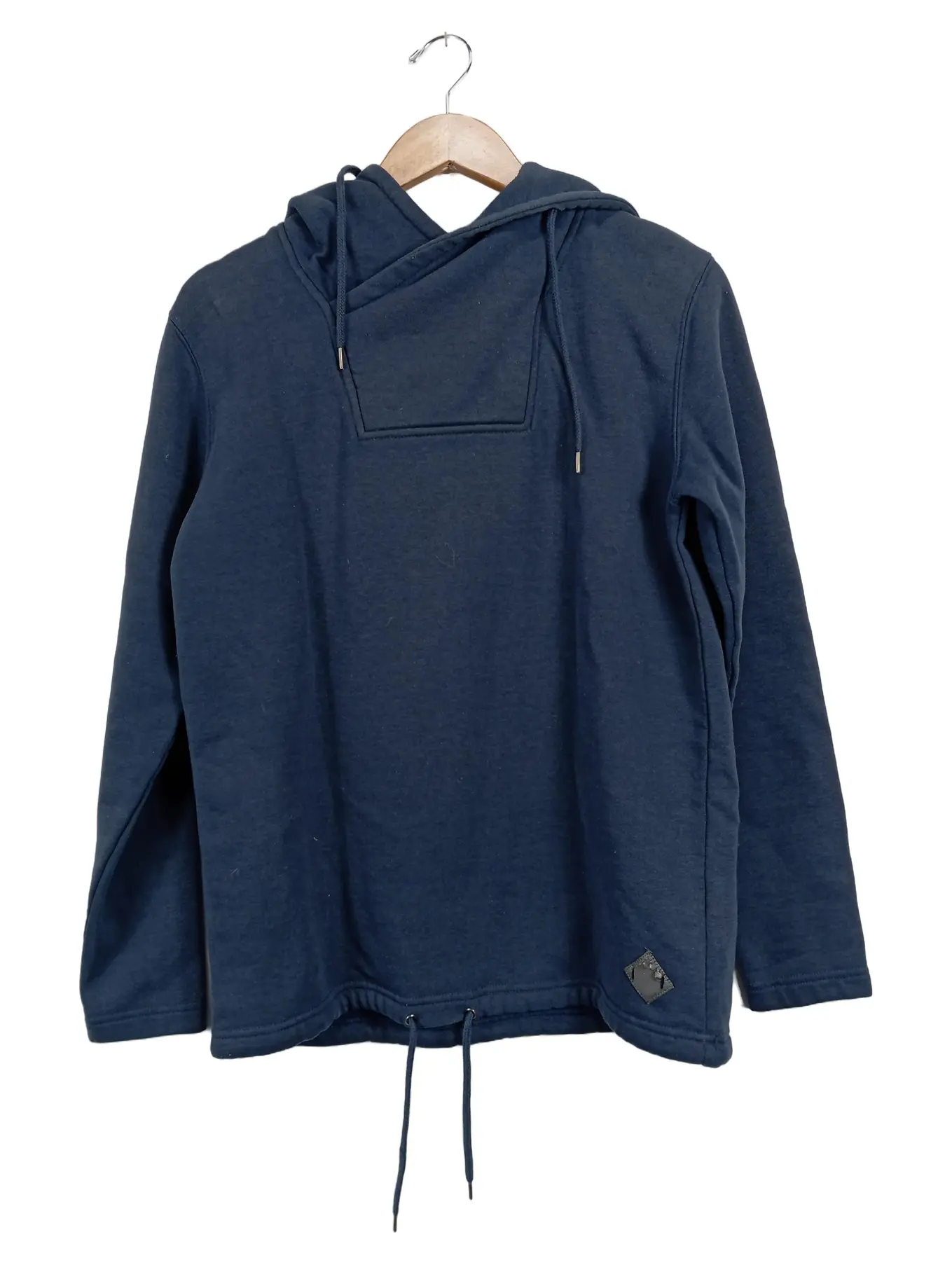 MARKENLOS Herren Kapuzenpullover Hoodie Blau Gr. L Casual mit Kordelzug