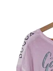 Vorschaubild 3 von Damen T-Shirt Rosa Gr. 34/XS Casual Grafischer Print