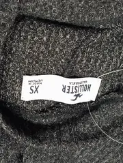 Vorschaubild 3 von Damen Strickkleid XS 34 Schwarz Meliert Rippstrick Elegant Streetwear