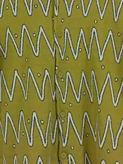 Vorschaubild 3 von Herren Freizeithemd Kurzarm Grün Gr. 2,2 L Grafisches Muster Casual