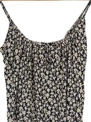 Vorschaubild 4 von Damen Top Gr. XS Blumenmuster Schwarz Viskose Träger