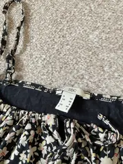 Vorschaubild 5 von Damen Top Gr. XS Blumenmuster Schwarz Viskose Träger