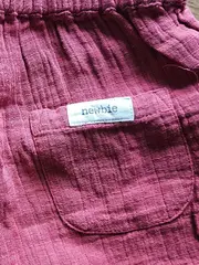 Vorschaubild 4 von Mädchen Shorts Rosa Gr. 68 Baumwolle Casual Babyhose Sommer