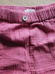 Vorschaubild 3 von Mädchen Shorts Rosa Gr. 68 Baumwolle Casual Babyhose Sommer