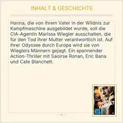 Vorschaubild 3 von Wer ist Hanna? DVD Actionfilm Saoirse Ronan Eric Bana Cate Blanchett