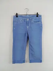 Vorschaubild 1 von Damen Jeans Regular Fit W27/36/S Blau Capri Casual