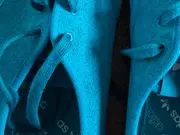 Vorschaubild 4 von Sneaker Low Herren Gr. 42 Türkis Casual Freizeitschuh