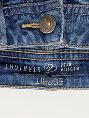 Vorschaubild 3 von Damen Jeans Straight Leg W26/34/XS Blau Casual Denim Hose